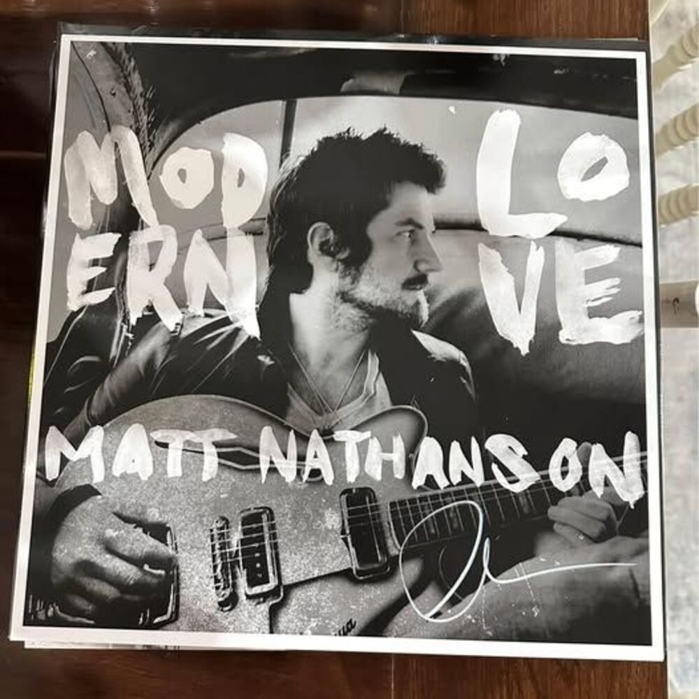 Autographed Matt Nathanson Modern Love Insert